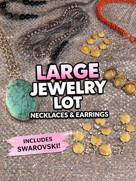 Jewelry - Mixed jewelry lot including 7 statement necklaces, bracelet, earrings.. Bundle!